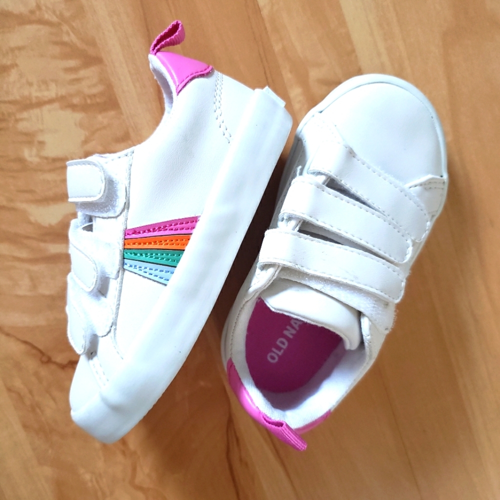 Old Navy Baby Girl Rainbow Sneakers 6